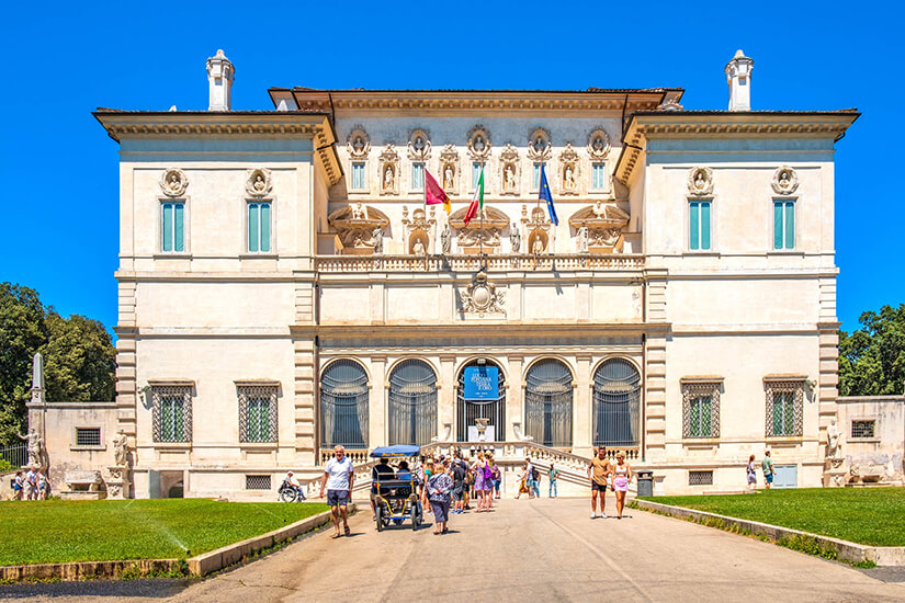 מבנה גלריה בורגזה ברומא